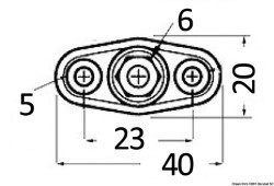 Nodo derivazione Mini 40x20 mm 